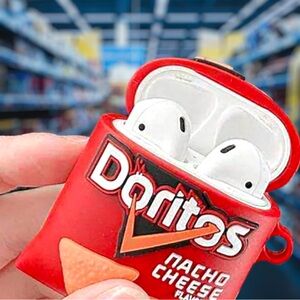 Doritos chips Airpods Case for 1 or 2 Generation Silicone earphone‎ buds protect